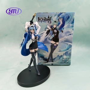 หุ่นอะนิเมะ PVC, 18ซม. <span class=keywords><strong>Eula</strong></span> Figure หุ่นการ์ตูนน่ารัก Klee paimon <span class=keywords><strong>EULA</strong></span> Figurine Hu TAO สำหรับสะสมโมเดลของขวัญ - Product Image 5