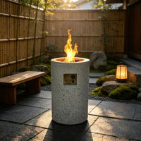 Brasero pour jardin, toit, véranda, balcon, terrasse, pelouse, camping, extérieur, jardinage