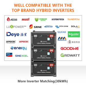 6500 chu kỳ 5KW 10KW LiFePO4 Pin 51.2V <span class=keywords><strong>48V</strong></span> 300ah 100Ah 200AH BMS biến tần Lithium Ion lưu trữ năng lượng pin năng lượng mặt trời gói - Product Image 6