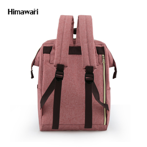 กระเป๋าโน้ตบุ๊คโพลีเอสเตอร์กันน้ำ <span class=keywords><strong>Himawari</strong></span> 2023 9001 สีแดงฟรอสต์ ขนาด 14 นิ้ว พร้อมช่องเสียบ USB สำหรับชาร์จ - Product Image 3