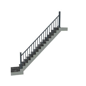 Profils de main courante en aluminium série 6000 6063 T5 anodisés et thermolaqués pour la sécurité des escaliers et des balcons - Product Image 6