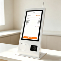 Terminal de point de vente (TPV) autonome sur pied SDK 15,6 pouces avec lecteur de code-barres, imprimante et paiement NFC pour restaurants et autres usages