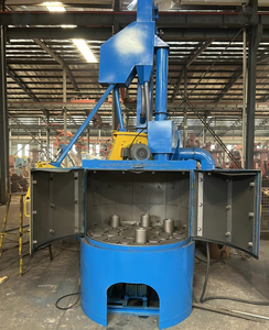 Q35 Serie Rotierende Drehtisch-Strahlreinigungsmaschine für Aluminiumlegierungsfelgen-Oberflächen mit PLC-Motor zum Polieren - Product Image 2