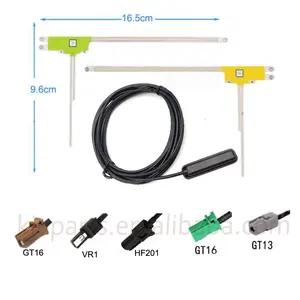 Антенна KJeparts KJE-0766 (<span class=keywords><strong>2</strong></span> желтых, <span class=keywords><strong>2</strong></span> зеленых) с пленочной изоляцией, кабель HF201 ISDBs, класс защиты IP66, для автомобильных стереосистем Nissan (Япония) - Product Image 2
