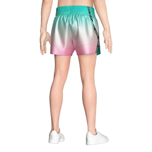 Pantalones Cortos de Muay Thai 100% Poliéster, Duraderos, para Boxeo Tailandés, Venta al Por Mayor - Product Image 6