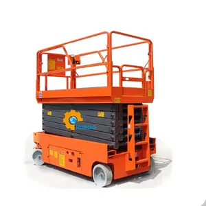 Aerial Work 8m 10m 16m Battery Powered 220v Mobile Electric Hydraulic Self Propelled Scissor Lift Platform Table