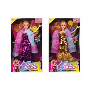 Muñeca Bella Look Glamour de 32 cm, Mini Modelo de Juguete de Moda de Plástico 8033614168134 para Niñas de 4 a 6 Años, Hecho en Italia - Product Image 3