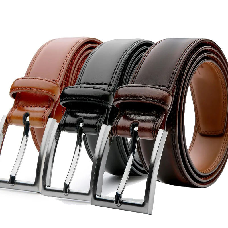Large Plus Size 110-130cm Men's Luxury Belts Cow Genuine Leather