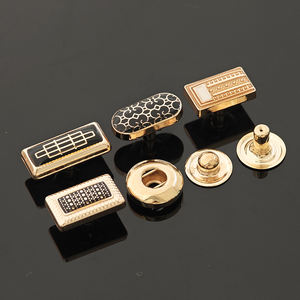 KUNSHUO Button Factory Clothing 4 Part Brand Logo <b>snap</b> <b>fastener</b> Abaya Metal Thobe <b>Snap</b> Custom men's shirts Button for Clothes - Product Image 5