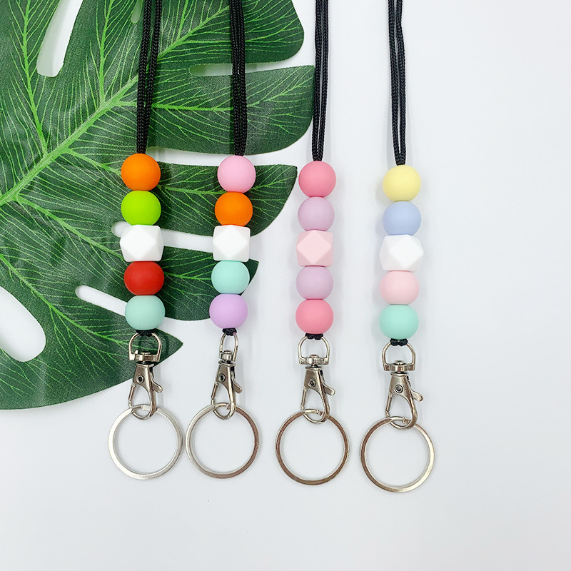 Superior Quality Phone Small Wire Rope Short Rubber Lanyard Silicone Rubber Lanyard Image 3