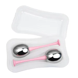 Globes de glace pour le visage en acier inoxydable, cryothérapie, soin du visage, anti-âge, masseur pour le visage et les yeux, outil de soin de la peau, soin de beauté - Product Image 1