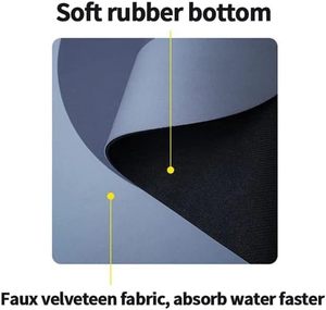 Alfombrilla Absorbente de Agua de Diatomita Personalizada de Fábrica, Alfombrilla Antideslizante de Espuma Viscoelástica de Diatomita para Baño - Product Image 3