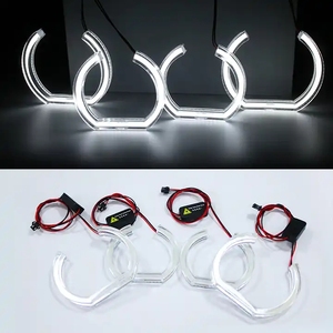 Dao <span class=keywords><strong>Led</strong></span> mắt thiên thần cho E90 E81 <span class=keywords><strong>E46</strong></span> e87 F30 E53 E60 <span class=keywords><strong>Led</strong></span> Đèn Pha <span class=keywords><strong>DRL</strong></span> chạy ánh sáng Halo Nhẫn chiếu mắt thiên thần - Product Image 2