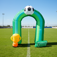 Arche gonflable sur le thème du football pour événements sportifs en plein air, décoration d'ambiance, compétition, activité, modèle gonflable