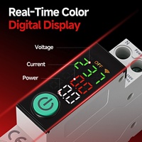 Nouveau disjoncteur intelligent WiFi Tuya 63A avec mesure de consommation kWh, protection contre les surtensions, réenclenchement automatique et fonction prépayée