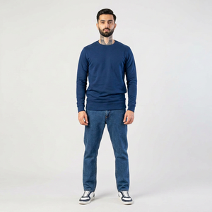 Sweat-shirts pour hommes personnalisés de haute qualité, sweat-shirt à col rond avec taille américaine et logo personnalisé, broderie, motif imprimé - Product Image 1