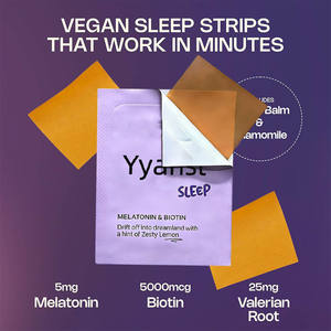 OEM/ODM Bandes buvables de biotine et mélatonine pour le sommeil, pour la santé de la peau et des ongles des adultes - Complément alimentaire naturel végétalien - Product Image 6