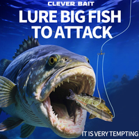 Accessoires de pêche portables et étanches : Appât intelligent sonore pour l'attraction des poissons, simulation dynamique de poissons vivants, pour la pêche en profondeur, Pro ABS