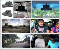 4G Gps Wifi Dashcam 3ch 1080p Full Hd Video Recorder Lente dual Vehículo Cámara Grabadora Dash CAM h.265 4G Dashcam Mdvr