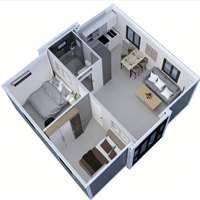 Casa Contenedor Modular Expandible, Moderna y Ecológica para Oficina, Edificio, Apartamento, Villa u Hospital