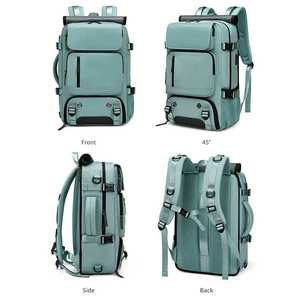 Sac à dos de voyage pour ordinateur portable de sport imperméable et extensible de luxe à la mode unisexe personnalisé avec compartiment à chaussures - Product Image 2