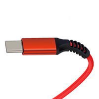 De alta velocidad de Metal de Nylon trenzado USB 3,0 de 3,1, 3,2 tipo C Cable de datos de carga