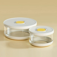 Boîte à lunch isotherme en verre borosilicate pour bébé, sans BPA, pour préserver la fraîcheur des aliments.