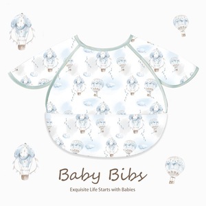 Baberos Impermeables Unisex para Niños, sin Mangas, con Forro de Poliéster, Resistentes al Aceite y a las Manchas, Fáciles de Limpiar, para Comer, Venta al por Mayor, OEM - Product Image 3