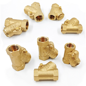 อุปกรณ์เช็ควาล์วมาตรฐานอเมริกันหม้อไอน้ําเช็ควาล์วทองเหลืองชนิด Y NPT ด้ายเช็ค<span class=keywords><strong>วาล์ว</strong></span>ทองเหลืองทางเดียว - Product Image 6