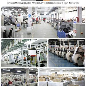 Étiquette semi-brillante 80g 100x100mm, autocollant adhésif 4x2, étiquette de transfert thermique blanche, étiquette d'expédition avec code-barres - Product Image 5