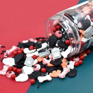 100g/bolsa Mezcla de Resina para Manualidades de Halloween, Mini Huesos de Murciélago, Decoración para Uñas, Accesorios para Slime - Product Image 3