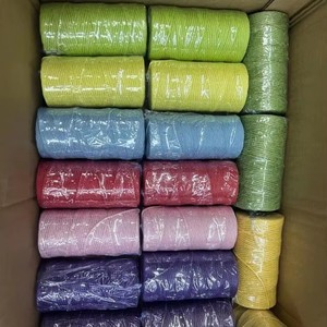 Corda <span class=keywords><strong>di</strong></span> Iuta Naturale Colorata 2mm 3 Fili per Decorazioni Fai-da-Te e Imballaggio - Product Image 5