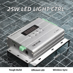 وحدة تحكم JIUAN <span class=keywords><strong>YM</strong></span>-ST8K لإضاءة الجدران بتقنية <span class=keywords><strong>LED</strong></span> مع نظام DMX512 وGPS للمزامنة اللاسلكية، مشغلات إضاءة خطية بجهد 24 فولت تيار مستمر وقدرة 25 واط مصنوعة من الألومنيوم - Product Image 6