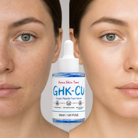 Sérum Visage Anti-Âge au Cuivre GHK-Cu 2% (20000 PPM) Snap-8 Peptide, Soin de la Peau, Marque Privée OEM ODM 30ml