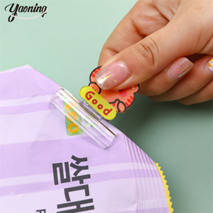 Sản Phẩm Mới Hàn Quốc Văn Phòng Phẩm Văn Phòng Phẩm Trường Học Thịnh Hành 2023 Kẹp Giấy Mini Thiết Kế Hình Động Vật Dễ Thương Hoạt Hình Acrylic Giá Rẻ Trong Suốt - Product Image 3