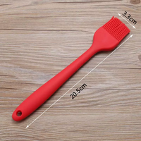 Pinceau de cuisine en silicone de qualité alimentaire, résistant aux hautes températures, pour barbecue, rôtissoire, four et usage quotidien en cuisine