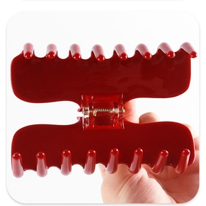 Xxxxxxxing נשים high-end אישית מינימליסטי 4 מ "מ מעובה קוריאני גודל קטן בגודל מרובע כריש אצטט שיער - Product Image 6