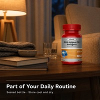 Softgel DHA Alga Schizochytrium 125mg Tanpa Asal Rantai Makanan, Kemasan Botol, OEM Disambut, Siap Penawaran Grosir