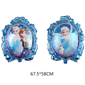 Globo de papel de aluminio de dibujos animados Elsa <span class=keywords><strong>Anna</strong></span> princesa nieve bebé globos para niños suministros de decoración de fiesta de cumpleaños - Product Image 3
