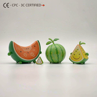 Op maat gemaakte zachte vinyl watermeloenfiguren schattige fruitfiguren blind box designer speelgoed OEM fabrikant