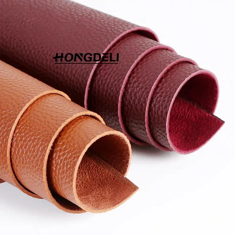 artificial leather fabrics for shoe making leather factory flock pu leather