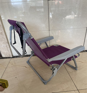 كرسي أزرق أرجواني قابل للتعديل متعدد الأوضاع قابل للطي مستوي حسب الطلب - Product Image 3