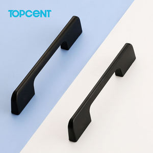 อุปกรณ์ตกแต่งเฟอร์นิเจอร์ครัว ตู้เสื้อผ้า ตู้ลิ้นชัก อลูมิเนียมสีดำทันสมัย ยี่ห้อท็อปเซ็นท์ พร้อมมือจับและลูกบิด - Product Image 6