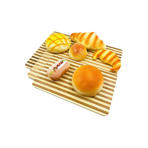 Lot de 3 planches à découper en bambou pour la viande, le fromage et le boucher. - Product Image 5