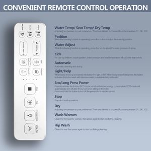 Buen precio Pantalla digital en forma de U Bidé automático Cubierta de asiento de inodoro para redecoración de baño - Product Image 5