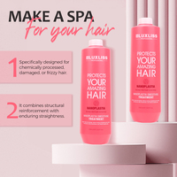 Crème Lissante Capillaire Luxliss Nano Plastique Répare et Fait Briller Anti-Frizz Sans Formaldéhyde Traitement Kératine Brésilienne