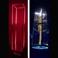 Lampe décorative GOGO en forme de capsule lumineuse pour la pratique spirituelle, l'éclairage de scène de strip-tease sexy et les bars
