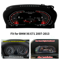 Krando Écran LCD intelligent pour voiture 12,3 pouces Tableau de bord de voiture Moniteur pour BMW X6 E71 X5 E70 CCC CIC Lecteur DVD de voiture Instrument