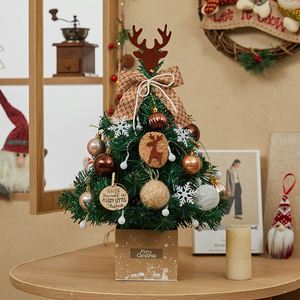 Hot Sale Christmas Ornaments with <b>LED</b> Light New Year Gifts Christmas <b>Tree</b> Doll Holiday Decoration Xmas Desk Ornaments - Product Image 5