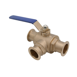 COVNA Robinet à bille 3 pièces économique à serrage par sertissage, acier inoxydable 316, 1000 WOG, pour PVC/Laiton/Acier inoxydable - Product Image 2